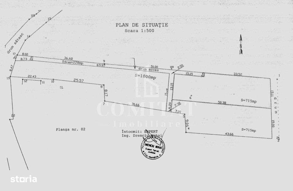 Teren cu potential de investitie 2430 mp si drum de acces - Imagine principală: 5/5