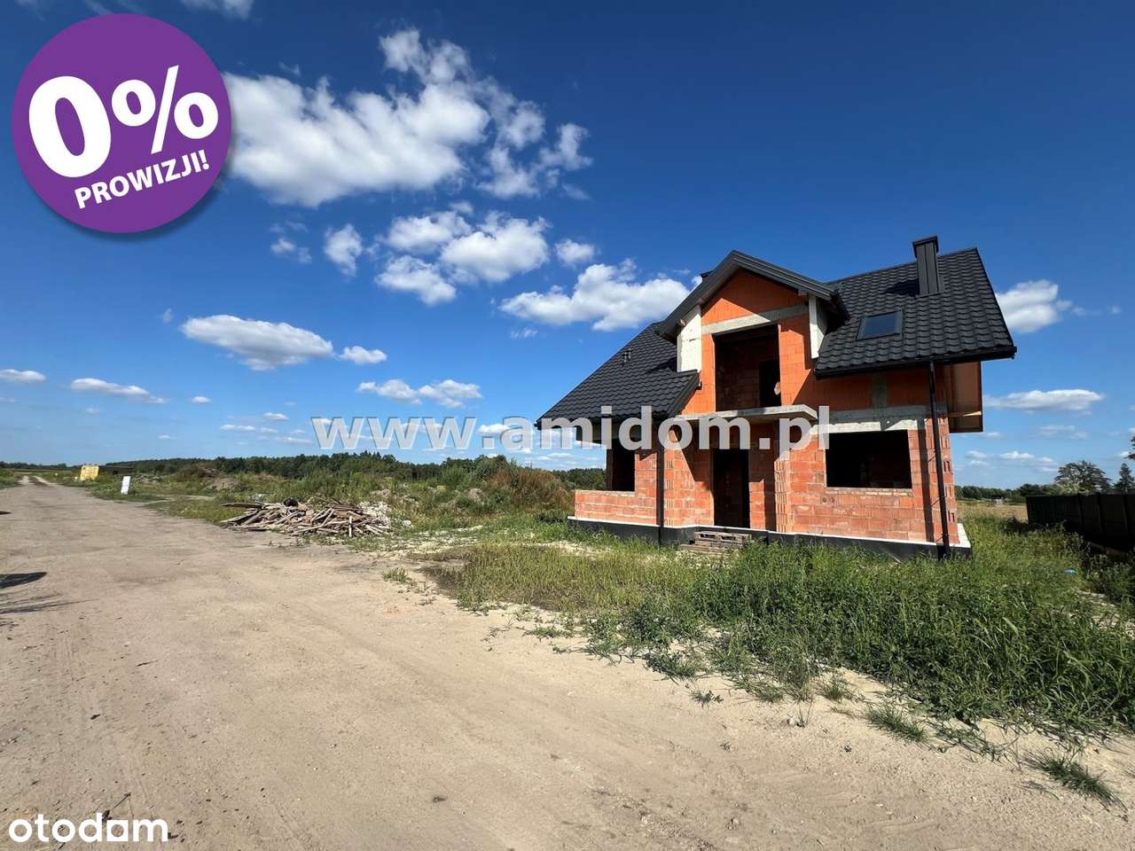 Nadbiel, dom wolnostojący w budowie, działka1420m-3