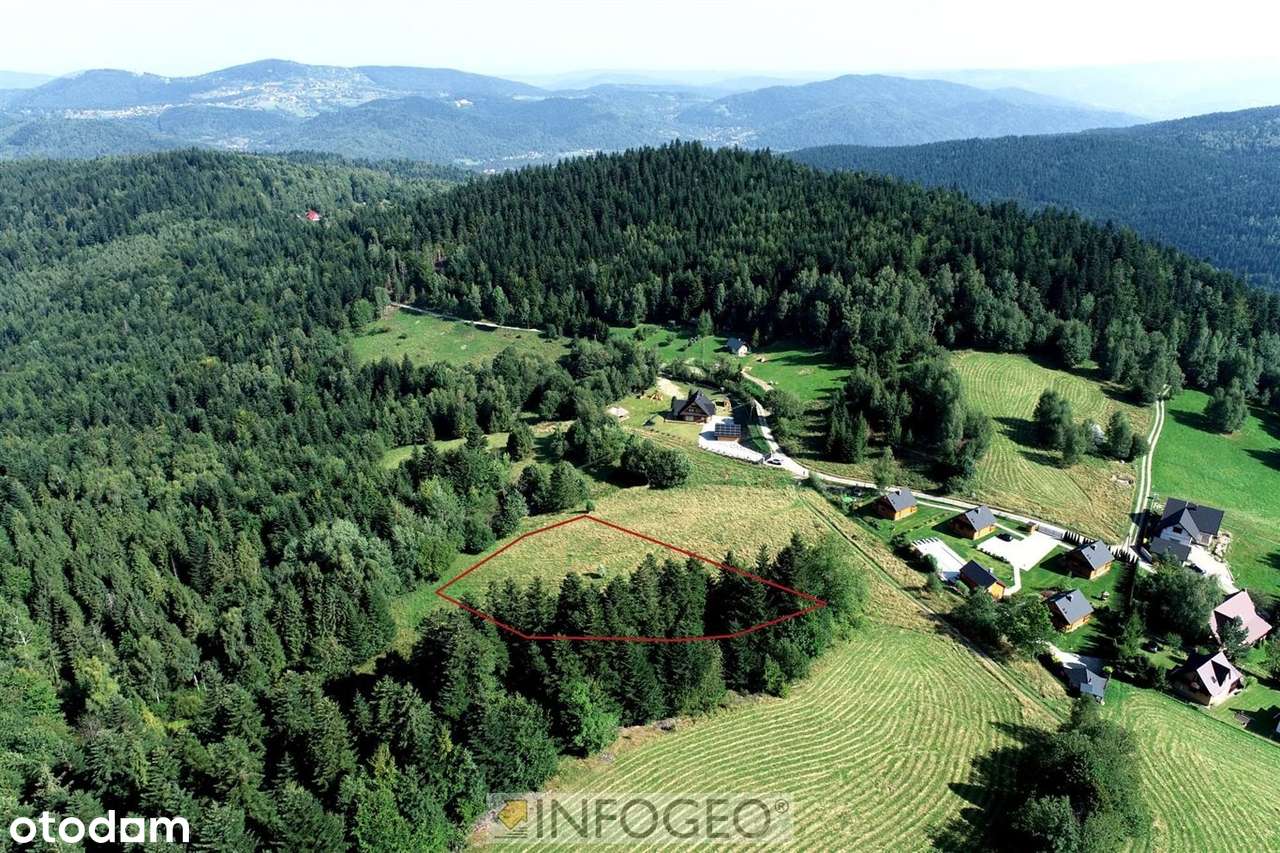 Siedem działek w pięknej lokalizacji w Zawoi-4