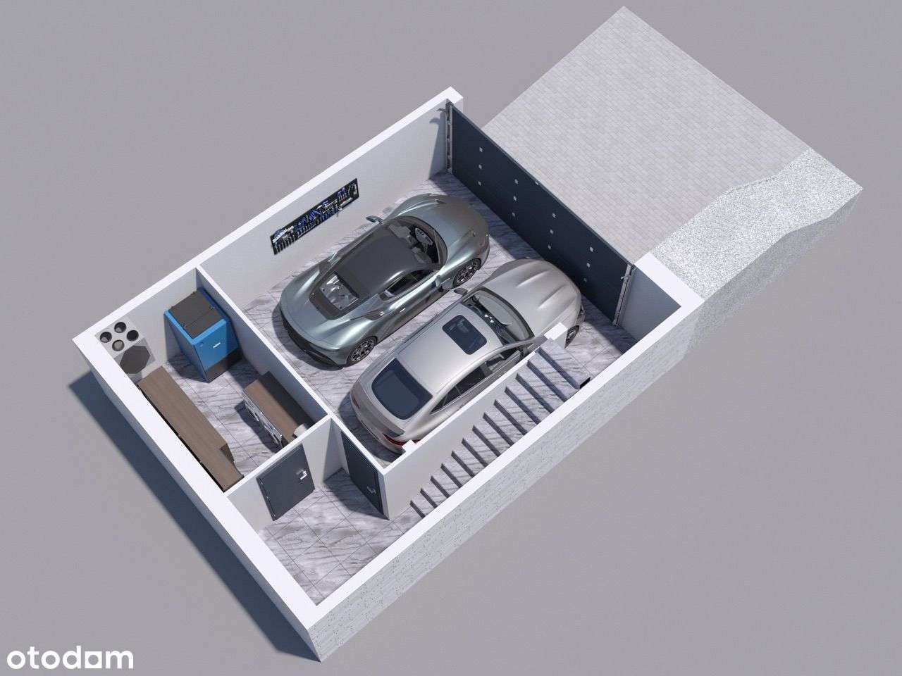 Segment z garażem i ogród przy Parku Cietrzewia-willowe Stare Włochy-9