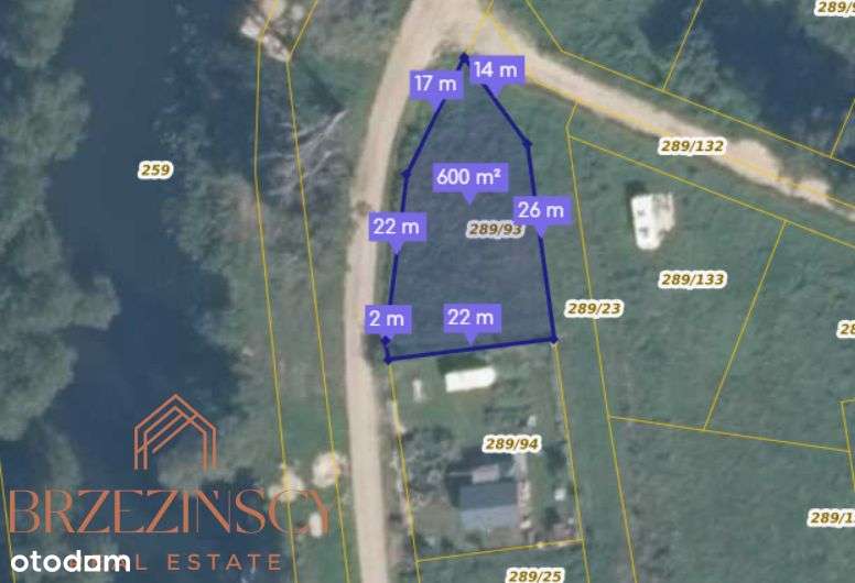 PIĘKNA DZIAŁKA NAD JEZIOREM! 10 metrów do wody! Super cena!-3