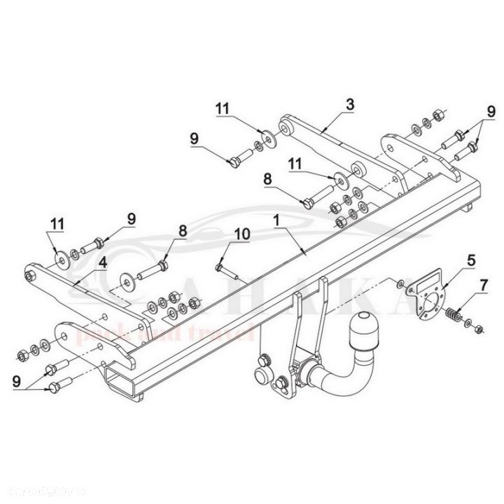 Hak Holowniczy Automat Do Audi A4 B9 Avant Kombi Od 2015 - 3