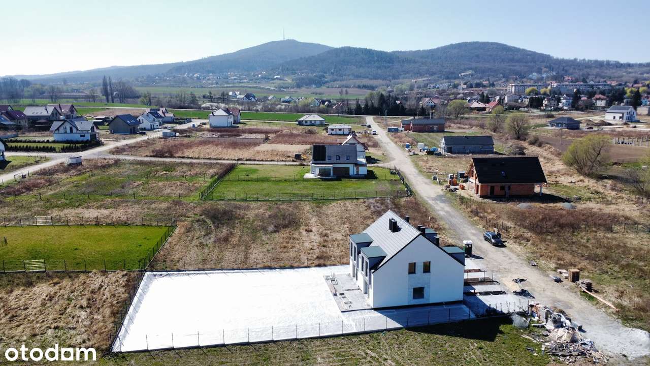 Nowoczesny bliźniak duży ogród 480m2 widok na ślęże (sobótka) - Pełny obrazek: 4/6