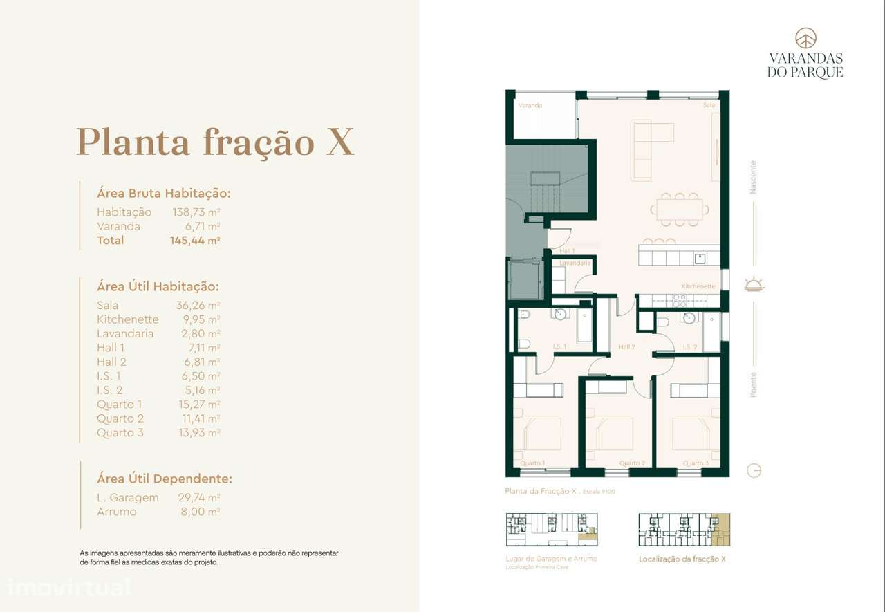 Apartamento T3 com Varanda e Garagem – Varandas do Parque-31