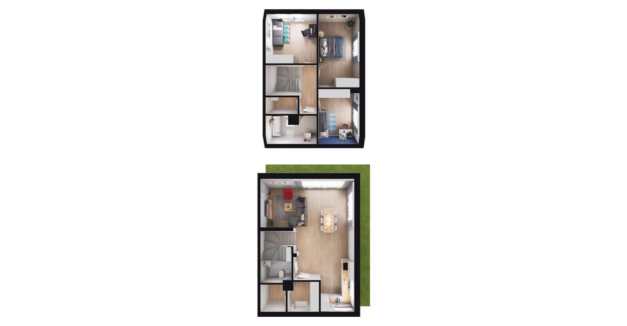 4-pokojowy dom 102m2 Bezpośrednio - Pełny obrazek: 4/9