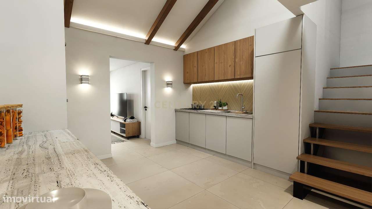 Moradia contemporânea em fase de remodelação integral.-17
