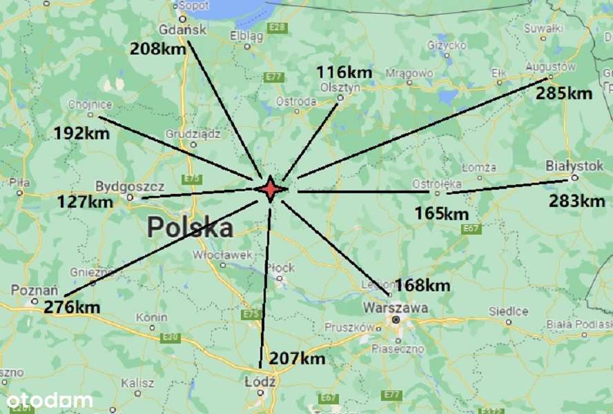 Działka 3034m² . Las i jezioro w pobliżu-4