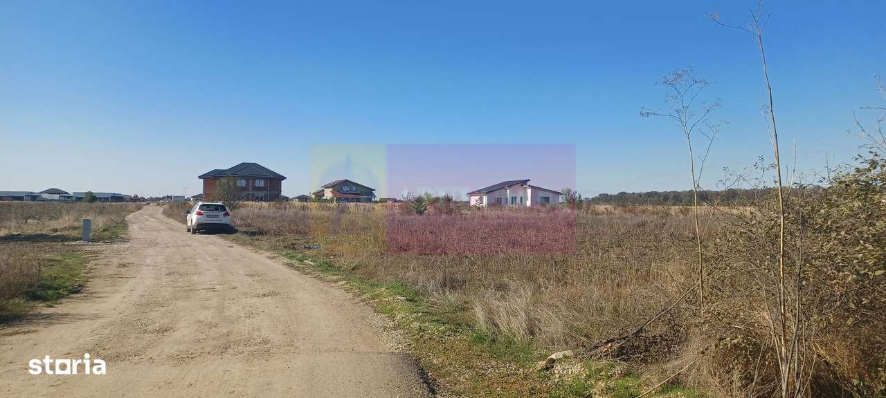 Săbăreni, teren rezidential 6290 mp, cu 52m FS, utilitati in apropiere - Imagine principală: 4/5