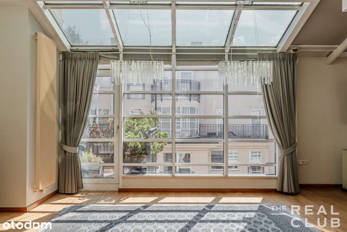 Nietuzinkowy apartament w parku, Mokotów-1