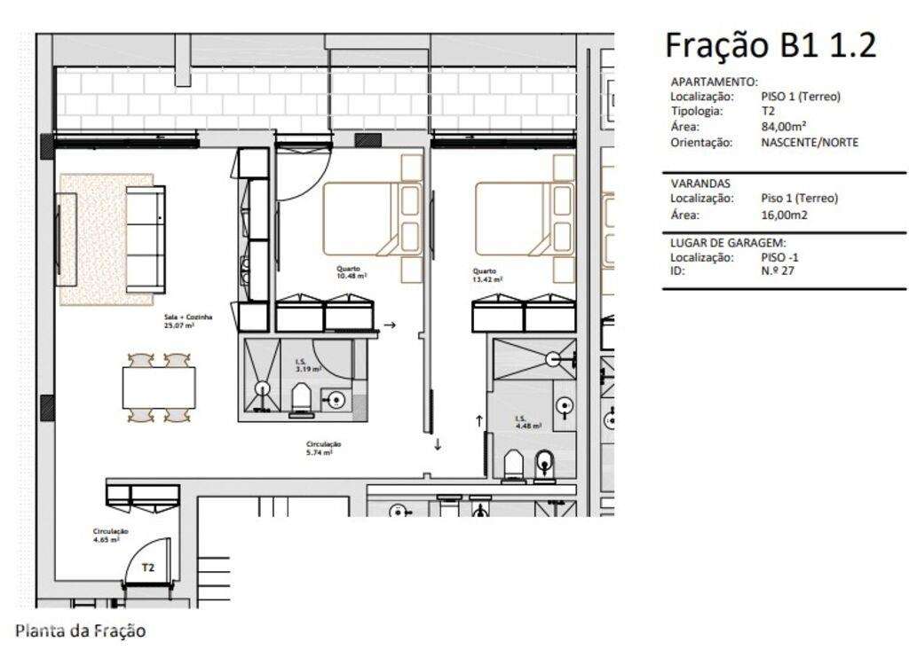 Apartamento T2 em Paranhos de 84,00 m2 - Grande imagem: 2/15