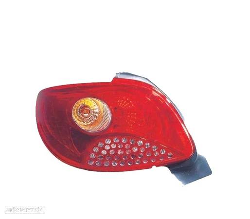 FAROLIN ESQ PARA PEUGEOT 206 PLUS 09- ÂMBAR VERMELHO - 1