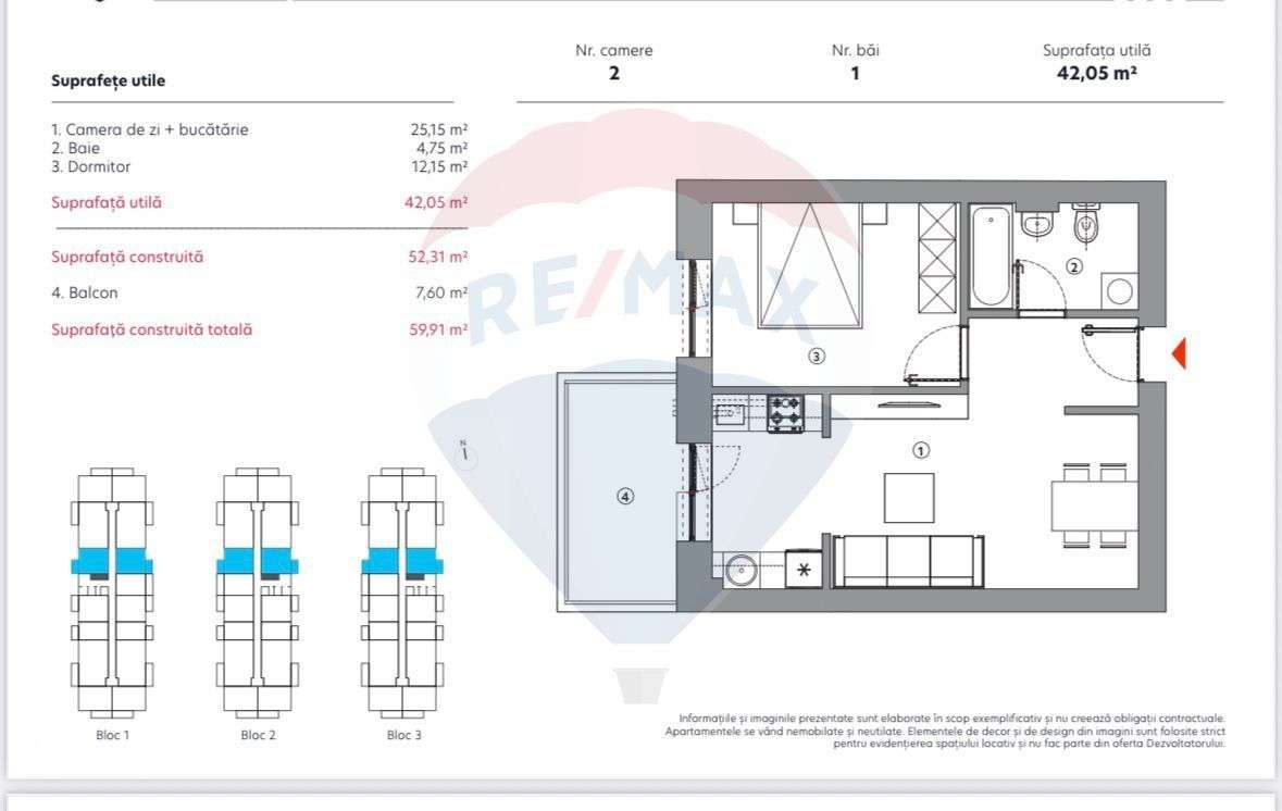 Vanzare apartamente 2 camere Bulevardul Theodor Pallady - Imagine principală: 5/8