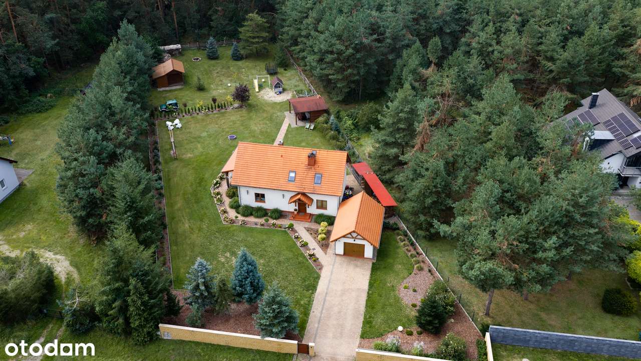 Dom wśród lasów, Łazy Wielkie, blisko Milicza działka 2600m2 budowlana-0