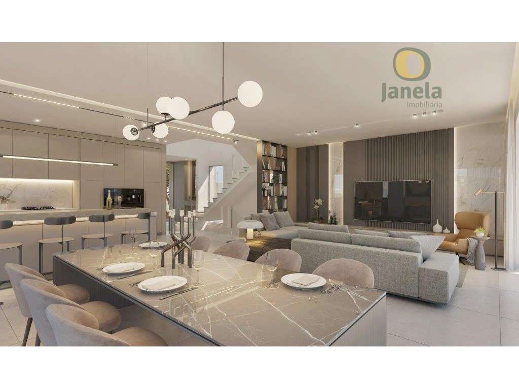 Moradia T4 contemporânea com piscina, garrafeira e fire pit-9