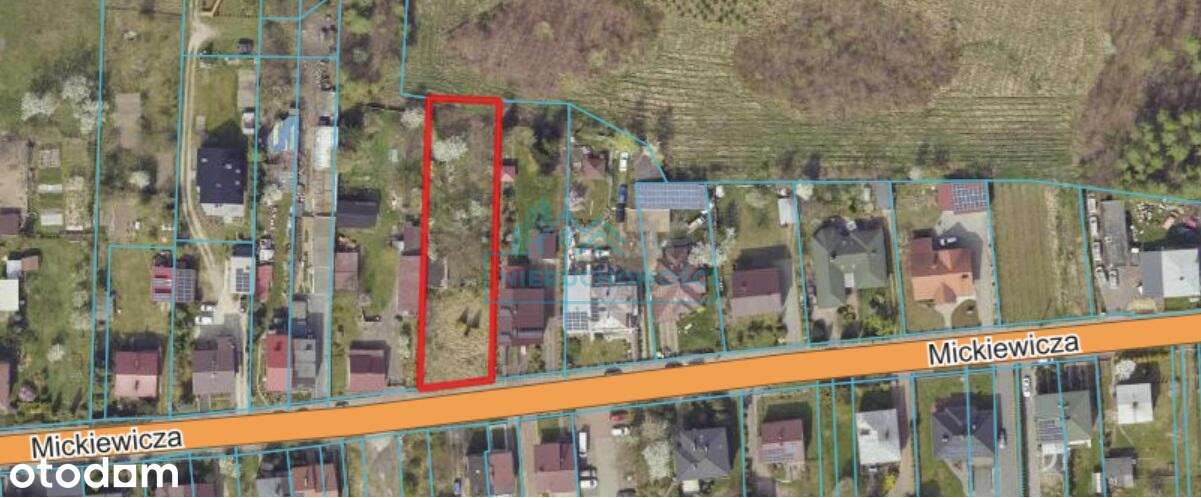Na sprzdaż działka budowlana Pajęczno, ul. Mickiewicza-3