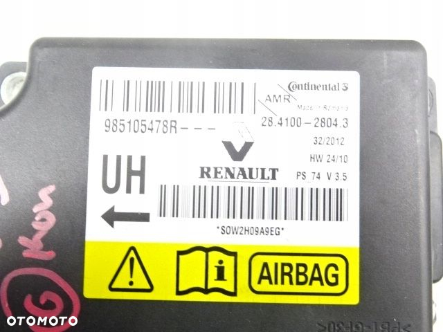 Poduszki, pasy kpl. Renault Megane III LIFT - 9