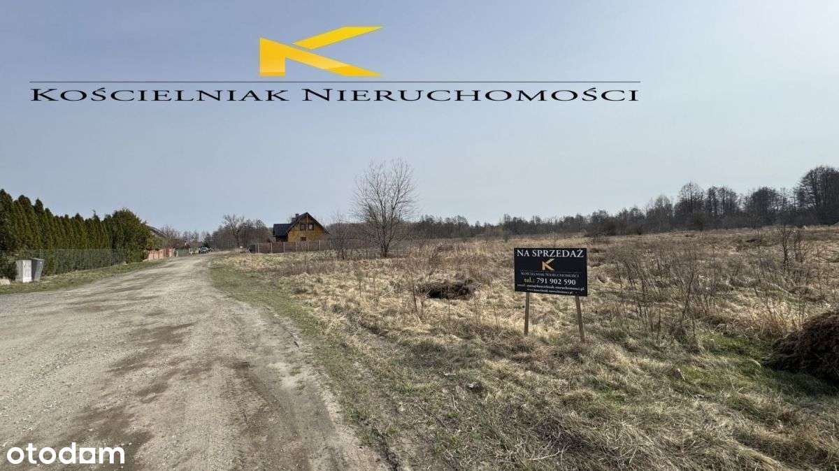 Narożna działka, pełne media, Ochla.-0