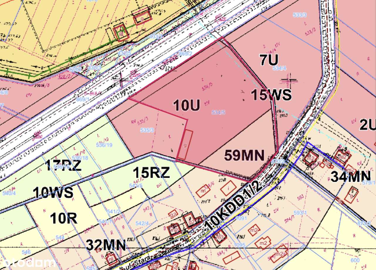 Działka Usługowa Mieszkaniowa 1.7ha w Sarnowie (gm. Psary) przy S86-5