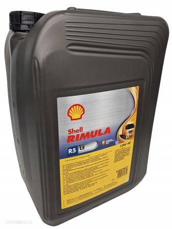 Shell Rimula R5 LE 10w40 20L Low Saps VDS 4 E9 E7 - 3