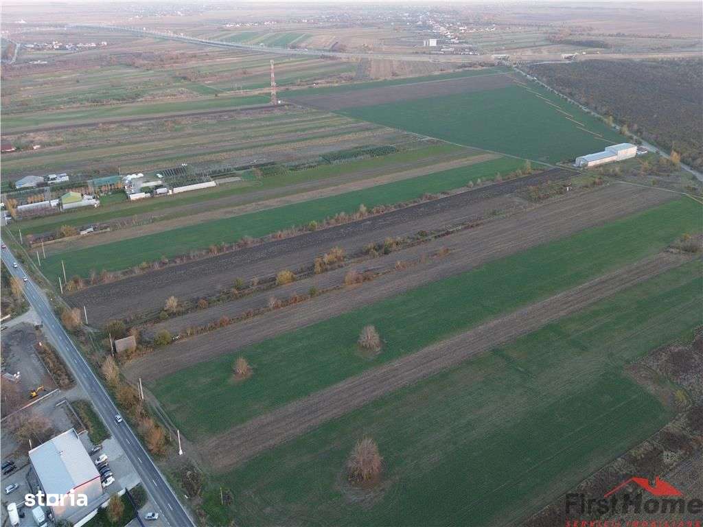 Teren 10.450 mp, D=28 ml, langa AUTOSTRADA A7 - Imagine principală: 4/4