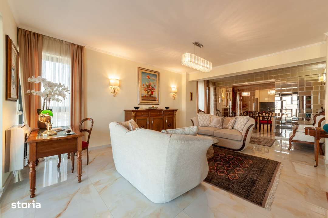 Apartament ultracentral - 3 camere, 167 mp, 2 terase, 2 locuri de parc-1