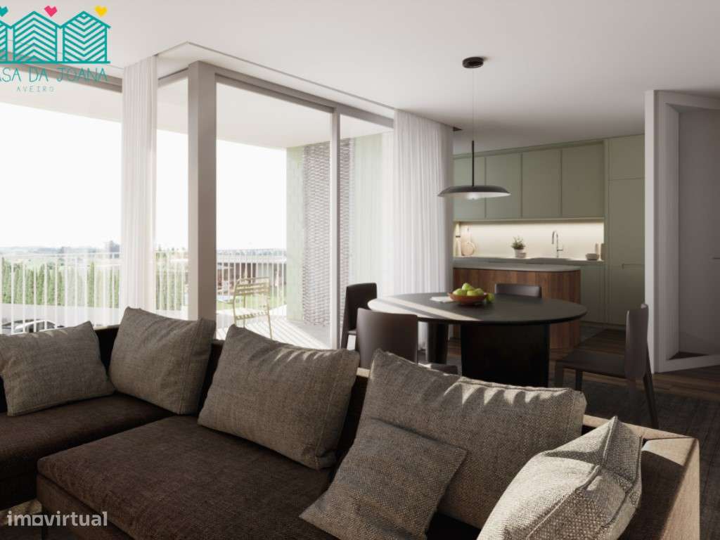 Apartamento T3 Implex com Lugares de Garagem em São Bernardo - Grande imagem: 2/7