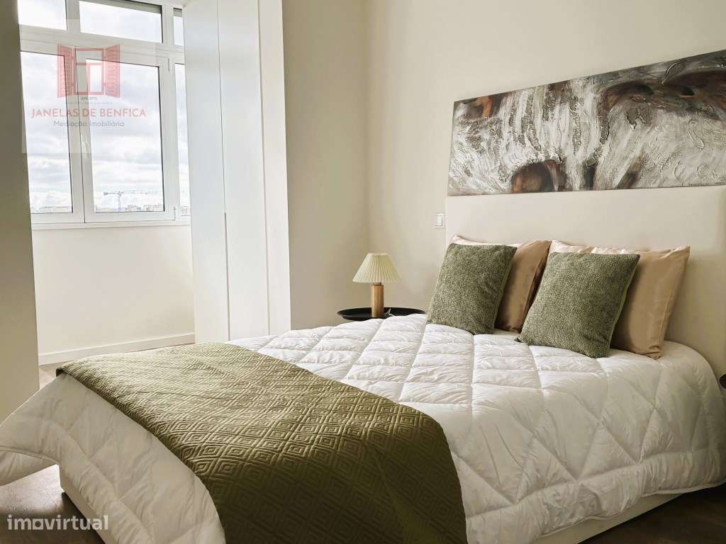 T3 em Benfica, renovado, equipado, mobilado, varanda aberta-18