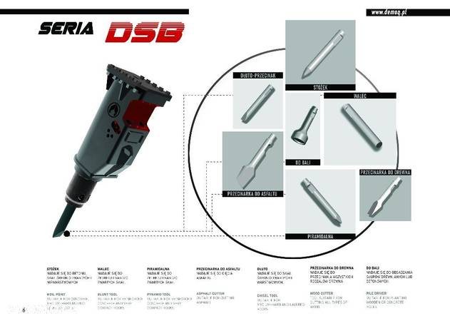 Młot wyburzeniowy DEMOQ DSB150- MONOBLOK - 4