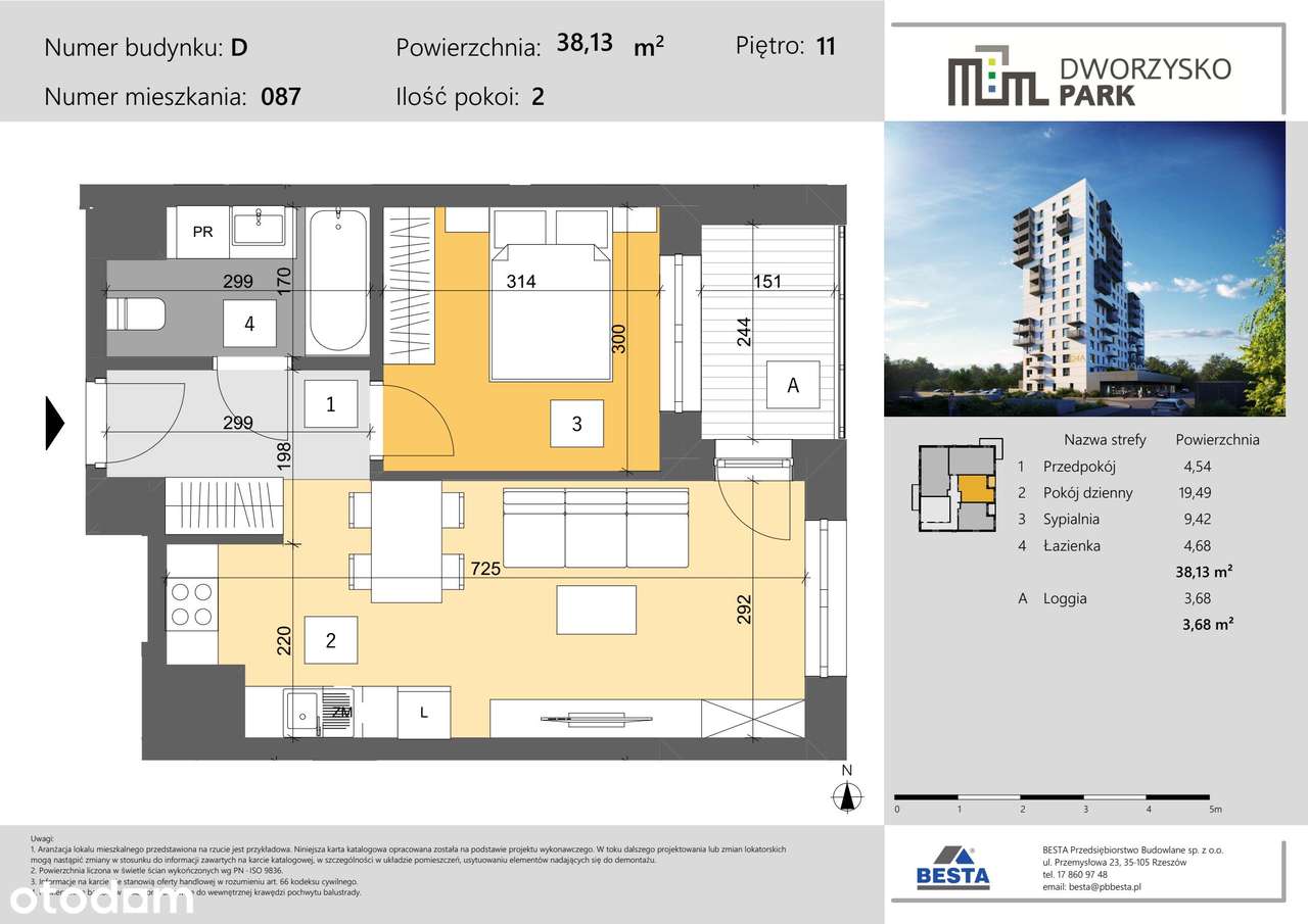 Dworzysko Park | nowe mieszkanie D_087 - Pełny obrazek: 2/7