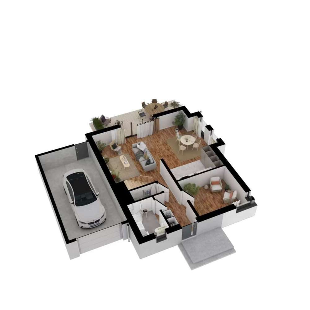 Ulica Grudniowa - dom Szafir I z garażem-11