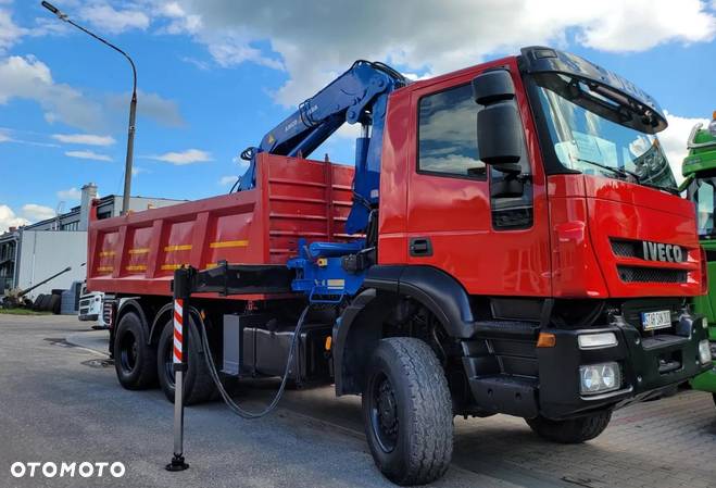 Iveco TRAKKER 6x6 AMCO VEBA V 924 8S HDS Żuraw Wywrotka Crane Kiper - 11