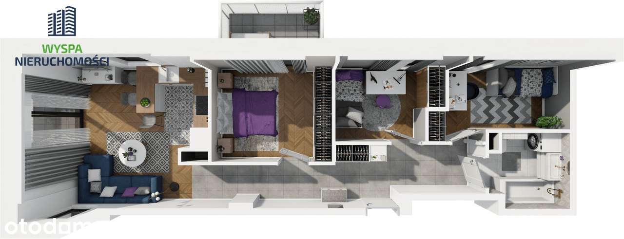 Blisko Starego Miasta – dwa balkony, smart home