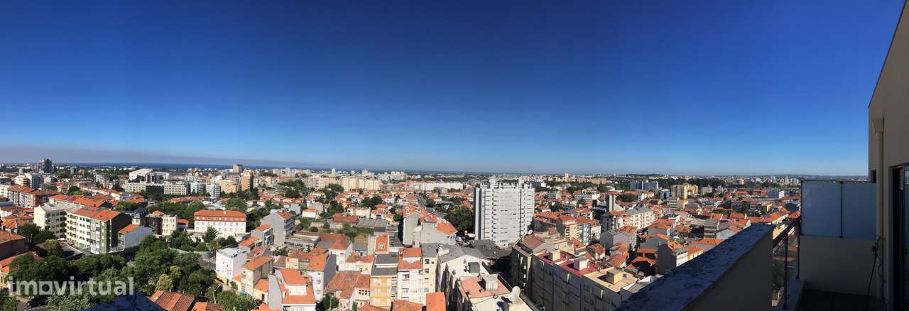 Apartamento Penthouse T1 no 12 andar, vistas de mar, na Constituição - Grande imagem: 4/30