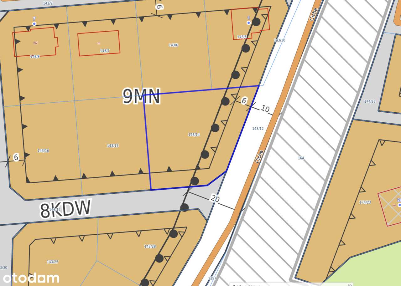 Działka 1089 m² w spokojnej okolicy - Pełny obrazek: 5/12