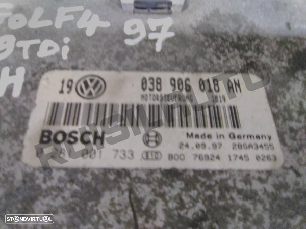 Centralina Do Motor  Vw Golf Iv (1j) 1.9 Tdi [1997_2005] - 2