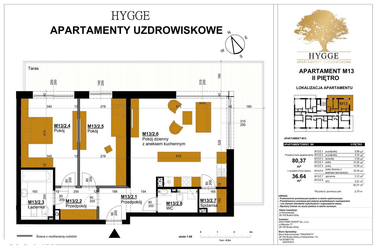 Apartamenty Hygge | mieszkanie B5_M13 - Pełny obrazek: 2/7