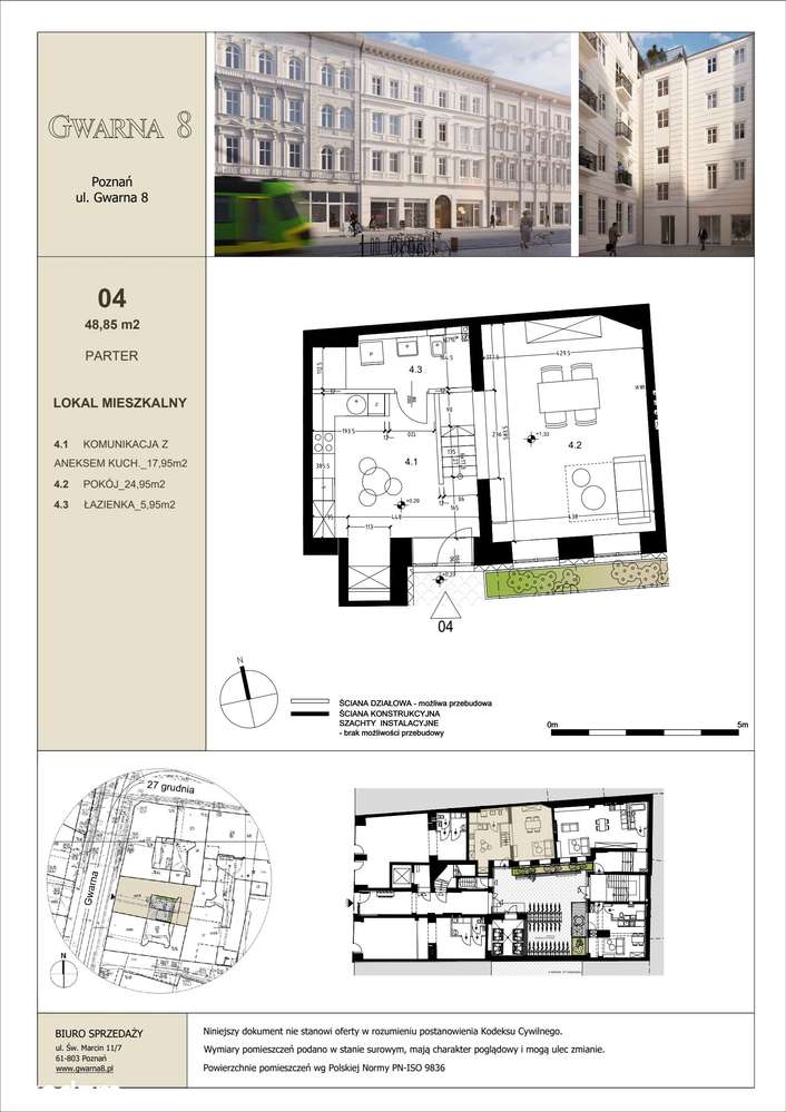 2-pokojowe mieszkanie 48m2 Bezpośrednio - Pełny obrazek: 2/8