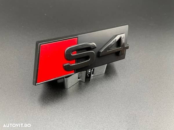 Emblema grila Audi S3 S4 S5 S6 S7 S8 Negru - 2