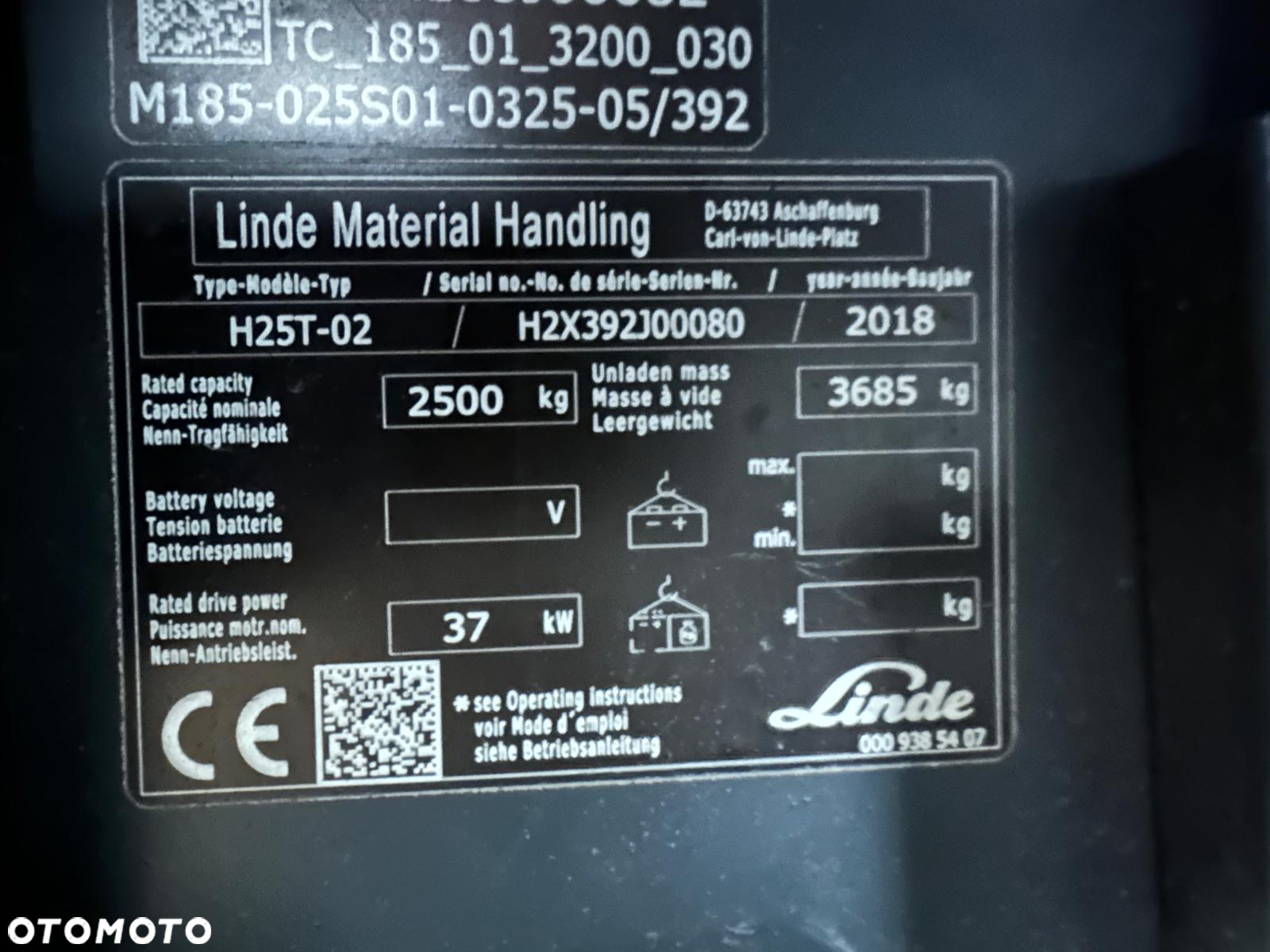 Linde H25T - 2