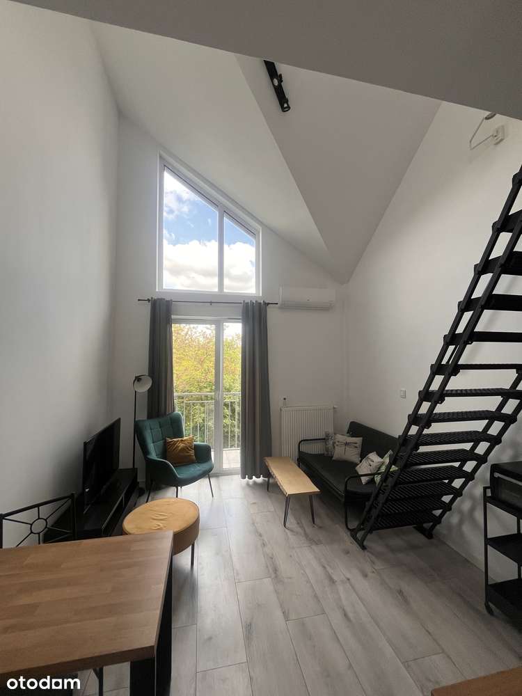 Nowoczesny apartament z antresolą przy parku – bez prowizji