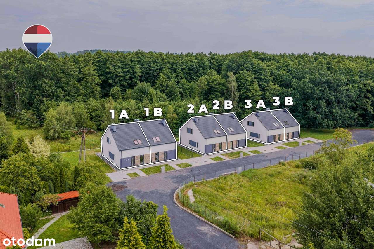 Na sprzedaż segmenty 109 m² w sąsiedztwie lasu