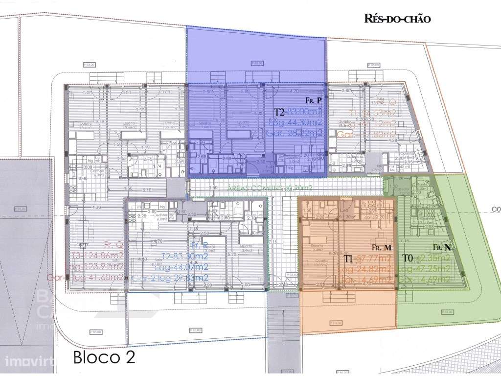 Apartamento T1 com logradouro e lugar de garagem, em construção na ...-16