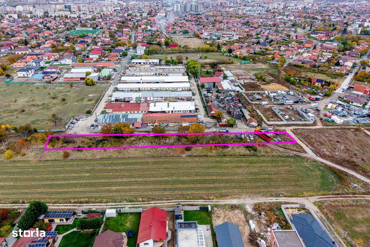 Teren de 2500 mp, cu posibilitate de parcelare în Bujac Arad - Imagine principală: 5/9