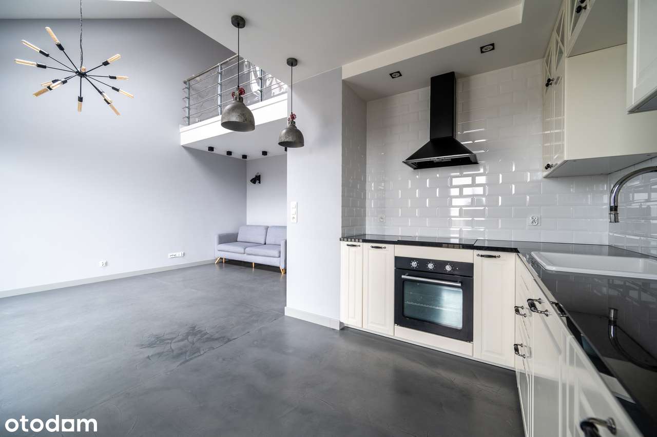 Dwupoziomowy Loft 95 m2 w industrialnym stylu | Dwa balkony-13