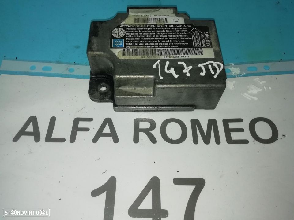 Centralina de air bag Alfa Romeo 147 ref.04-320321 12v. C481 - 1