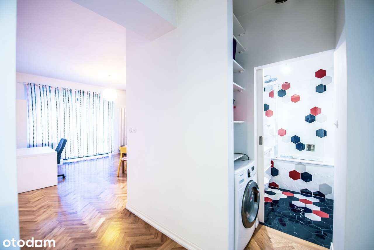 Ciche, przestronne mieszkanie w sercu Saskiej Kępy!-6