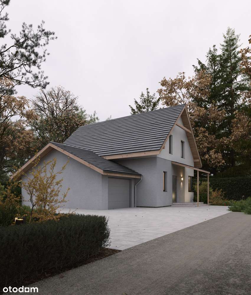 Piękny Dom Wolnostojący z garażem - Szafir I-9