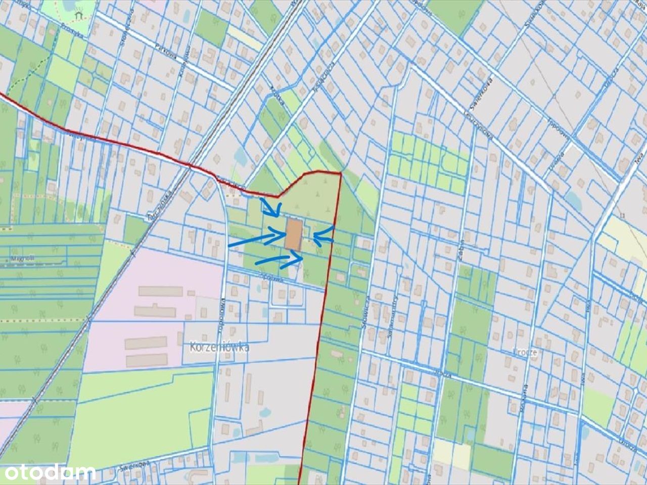 Działka 30km od centrum Warszawy. Woj. mazowieckie