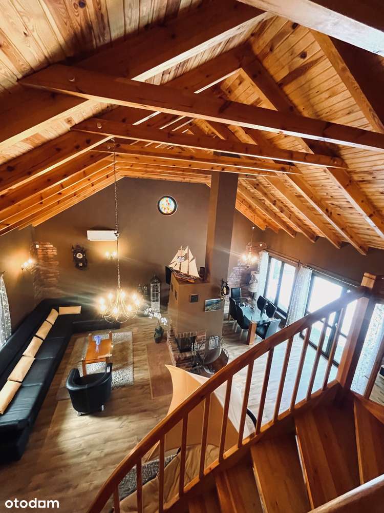 Dom nad jeziorem -pierwsza linia brzegowa Jesionka 15 min od Wolsztyna-10