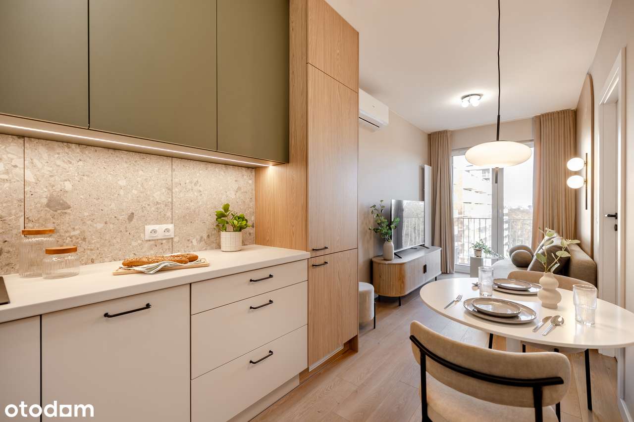 Port Popowice | pierwszy najem | 2 pokoje | klima | balkon. - Pełny obrazek: 4/12